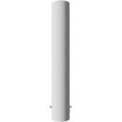 Barrier bollard | Steel tube  193 x 3.6 mm | stationary | for setting in concrete | hot-dip galvanized | total length: 1200 mm | with welded steel cap